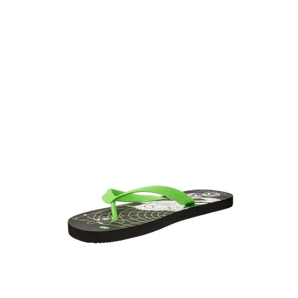 Rick & Morty Men's Flip-Flops, Size 11, Comfort Fit, Green/Black, Slip-on, Thong - Picture 5 of 5